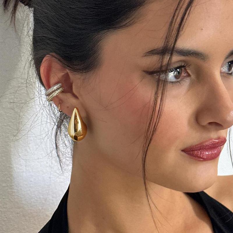 funky gold plated artificial earings