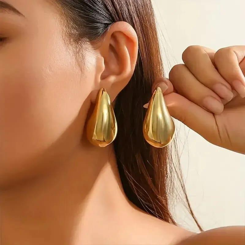 funky gold plated artificial earings