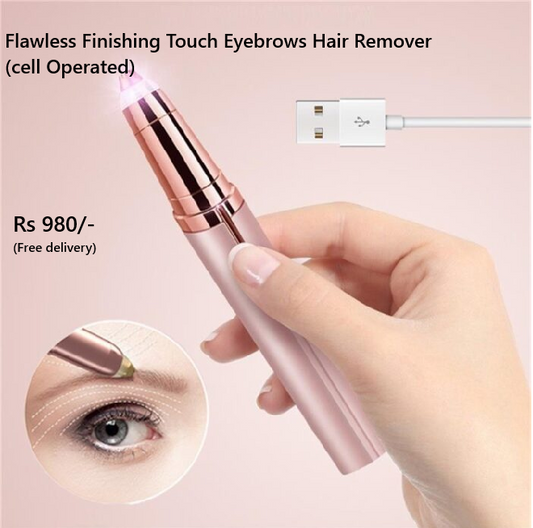 Flawless Finishing Touch Eyebrows Hair Remover (cell Operated)