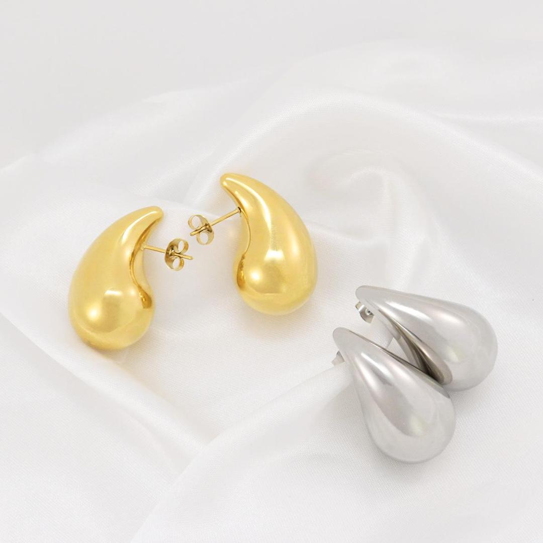 funky gold plated artificial earings