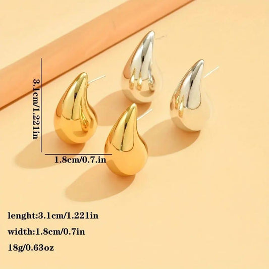 funky gold plated artificial earings