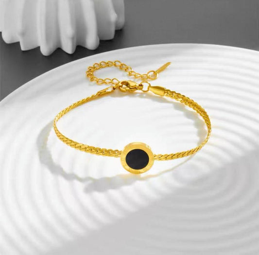 cham bracelete gold plated