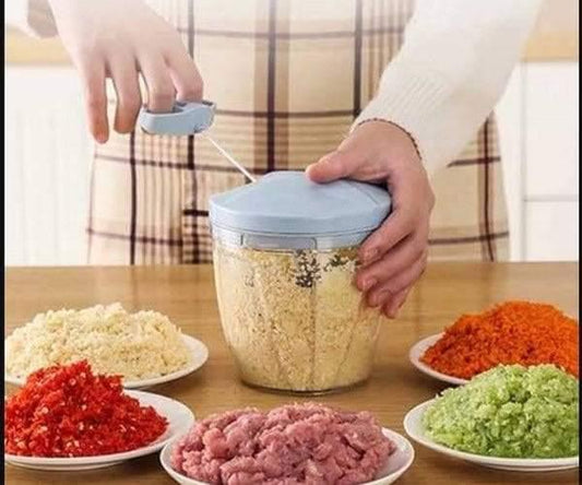 hand pull manual food chopper