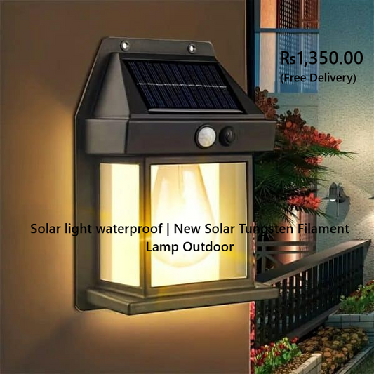 Solar light waterproof | New Solar Tungsten Filament Lamp Outdoor